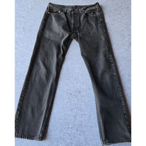 Levi's Men's 505 Jeans Charcoal Wash Straight Leg Med Rise 38x32